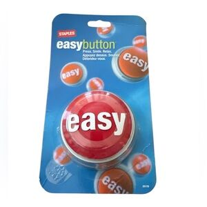 Staples Easy Button That Was Easy The Office Gift Collectors New In Package